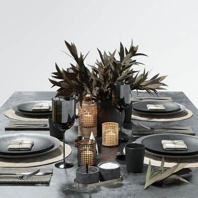 现代西餐餐具-01